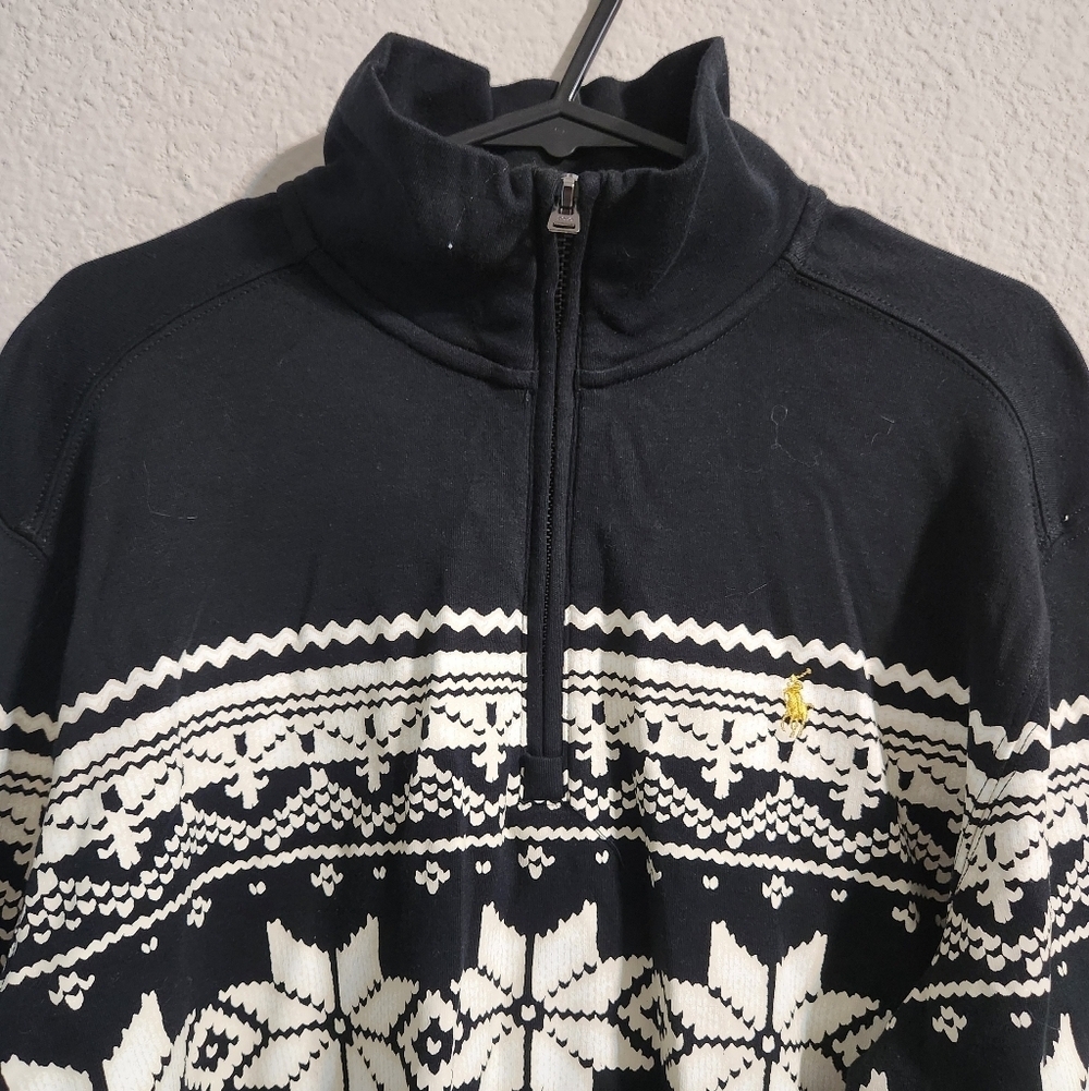Polo Ralph Lauren Fair Isle Cotton Interlock Pullover Boys size XL (18-20) - Picture 3 of 8